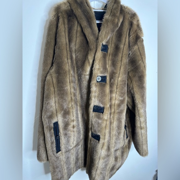 Vintage Faux Fur Coat reversible - Picture 13 of 16